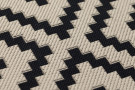 Kusový koberec Florence Alfresco Moretti Black/Beige