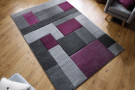 Kusový koberec Hand Carved Cosmos Purple/Grey