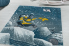 Dětský kusový koberec Funny 2110 blue