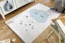 Dětský kusový koberec Bambino Unicloud Cream/Multi