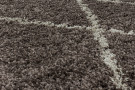 Kusový koberec Alvor Shaggy 3401 taupe kruh