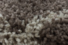 Kusový koberec Alvor Shaggy 3401 taupe kruh