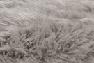 Kusový koberec Faux Fur Sheepskin Grey kruh