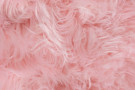 Kusový koberec Faux Fur Sheepskin Pink kruh