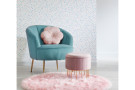 Kusový koberec Faux Fur Sheepskin Pink kruh