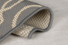Kusový koberec Florence Alfresco Milan Anthracite/Beige kruh