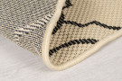 Kusový koberec Florence Alfresco Milan Beige/Black kruh