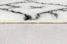 Kusový koberec Furber Adil Fur Berber Ivory/Black