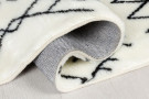 Kusový koberec Furber Adil Fur Berber Ivory/Black