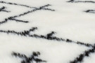 Kusový koberec Furber Adil Fur Berber Ivory/Black