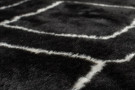 Kusový koberec Furber Imran Fur Berber Black/Ivory
