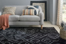 Kusový koberec Furber Imran Fur Berber Black/Ivory