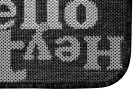 Protiskluzová rohožka Weave 105258 Anthracite Gray Cream