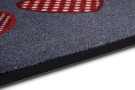 Rohožka Printy 105367 Red grey
