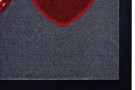 Rohožka Printy 105367 Red grey