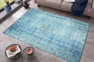 Kusový orientální koberec Chenille Rugs Q3 104782 Light-Blue