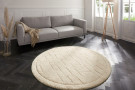 Kusový koberec Norwalk 105106 cream kruh