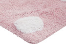 Pro zvířata: Pratelný koberec Polka Dots Pink-White