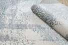 Kusový koberec Core W7161 Vintage rosette blue/cream and grey