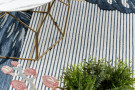 Kusový koberec Botanic 65240 Flamingo navy – na ven i na doma