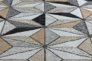 Kusový koberec Cooper Sisal Mosaic 22222 ecru/black – na ven i na doma