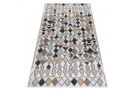 Kusový koberec Cooper Sisal Diamonds 22217 ecru/black – na ven i na doma