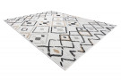 Kusový koberec Cooper Sisal Diamonds 22236 ecru/black – na ven i na doma