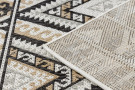 Kusový koberec Cooper Sisal Aztec 22224 ecru/black – na ven i na doma