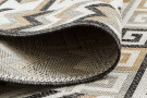 Kusový koberec Cooper Sisal Aztec 22218 ecru/black – na ven i na doma