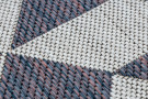 Kusový koberec Sion Sisal Triangles 22373 ecru/blue-pink – na ven i na doma