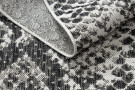 Kusový koberec Sion Sisal Snake`s skin 22162 ecru/black – na ven i na doma
