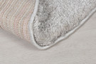 Kusový koberec Shaggy Teddy Grey kruh