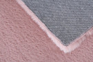 Kusový koberec kruh Pouffy 5100 rose