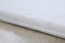 Kusový koberec kruh Pouffy 5100 white