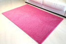Kusový růžový koberec Eton