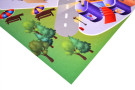 Dětský kusový koberec město / letiště 3D