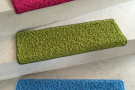 Nášlapy na schody Color Shaggy (půlkruh - obdélník)