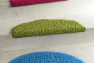 Nášlapy na schody Color Shaggy (půlkruh - obdélník)