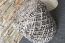 Pletený puf Pouf Royal 888 taupe