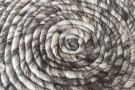 Pletený puf Pouf Royal 888 taupe