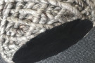 Pletený puf Pouf Royal 888 taupe