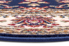 Kusový koberec Herat 105279 Blue Cream kruh