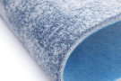 Metrážový modrý koberec Beneto 6672
