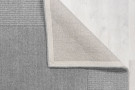 Kusový ručně tkaný koberec Tuscany Textured Wool Border Grey Marl