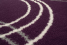 Kusový koberec Kruhy lila