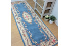 Ručně všívaný běhoun Lotus premium Blue