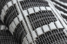 Kusový koberec Sion Sisal Trellis 22144 black/ecru – na ven i na doma