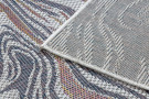 Kusový koberec Sion Sisal Waves 2836 ecru/blue/pink – na ven i na doma