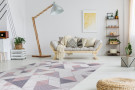 Kusový koberec Sion Sisal Triangles 3006 ecru/pink – na ven i na doma