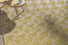 Outdoorový koberec Ted Baker Houndstooth mustard 455706